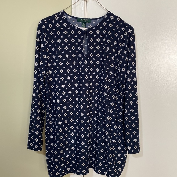 Ralph Lauren navy and white tunic - Picture 2 of 4